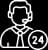 24 by 7 SMSF support services icon